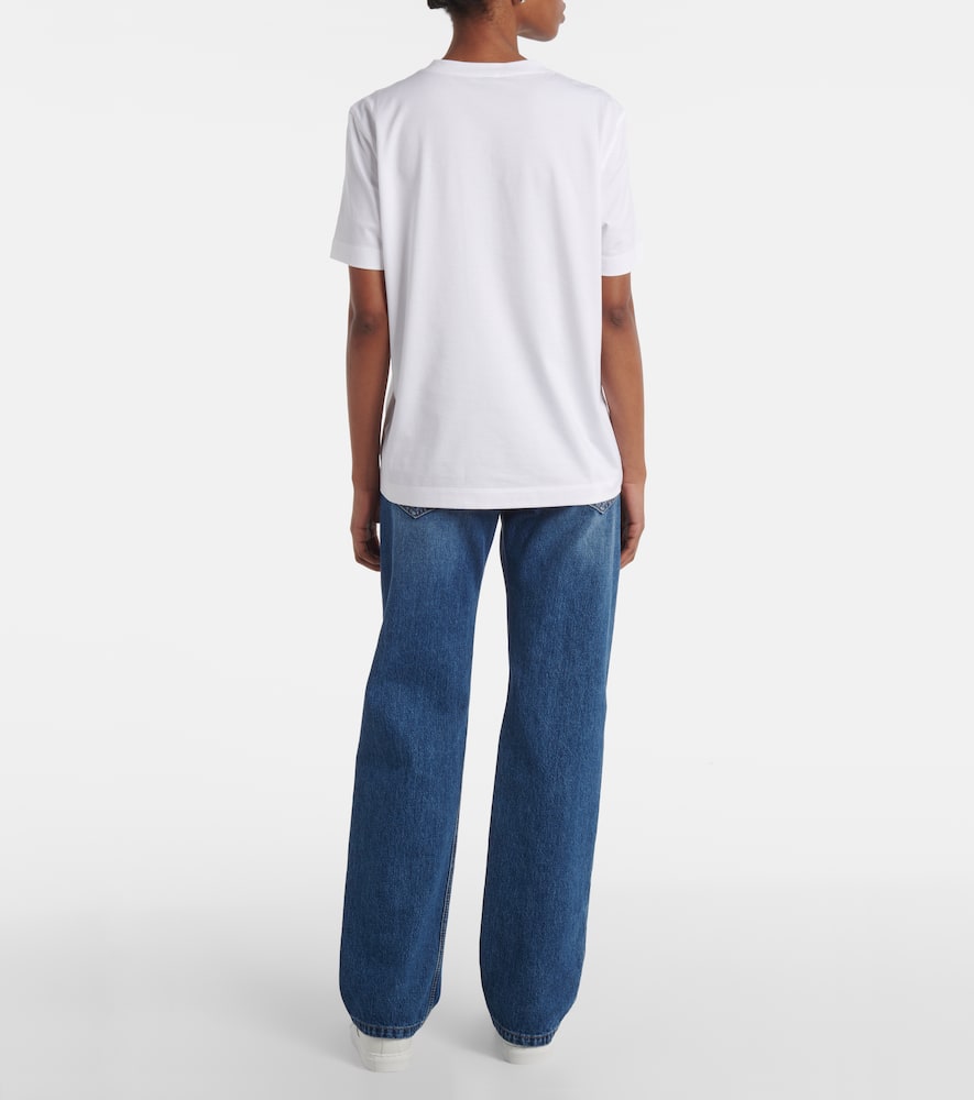 Brunello Cucinelli Cotton Jersey T-shirt In White