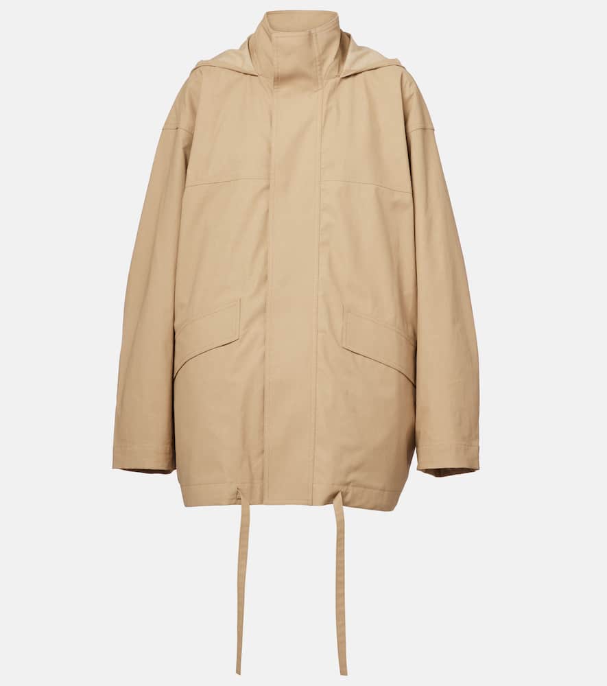 Coated cotton jacket
