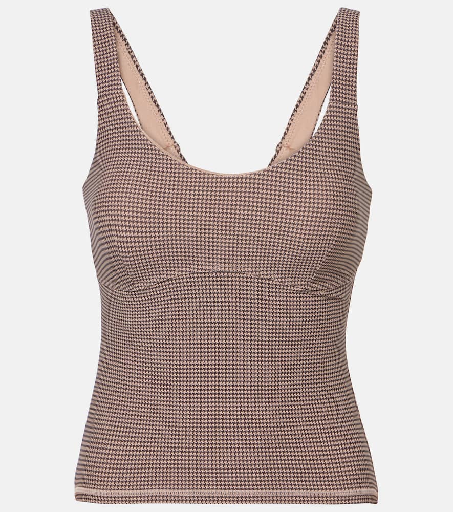 The Upside Bohemia Amelia Houndstooth Tank Top In Multicoloured