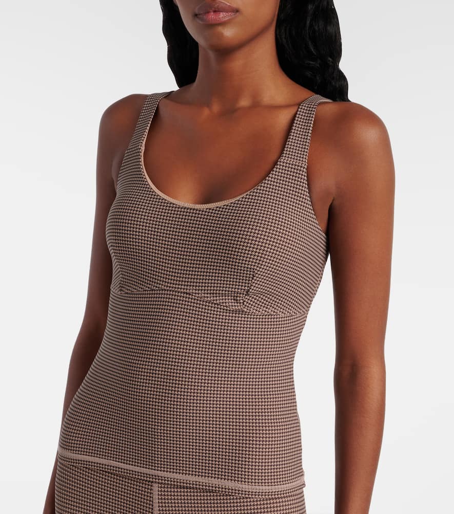 The Upside Bohemia Amelia Houndstooth Tank Top In Multicoloured