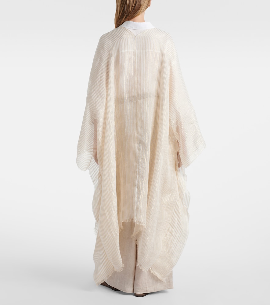  Brunello Cucinelli Brunello Cucinelli Cape Aus Einem Leinengemisch 