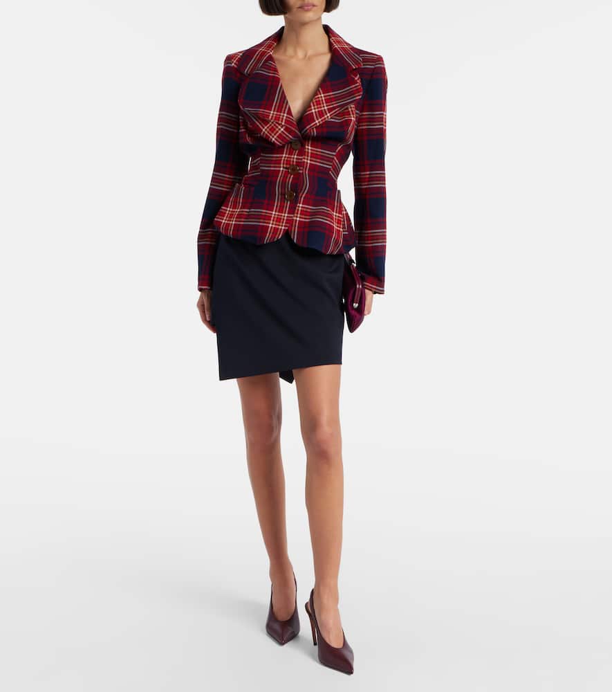 Vivienne Westwood Tartan Blazer In Multi