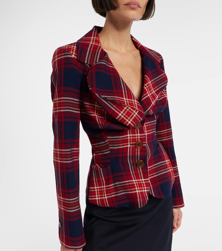 Vivienne Westwood Tartan Blazer In Multi