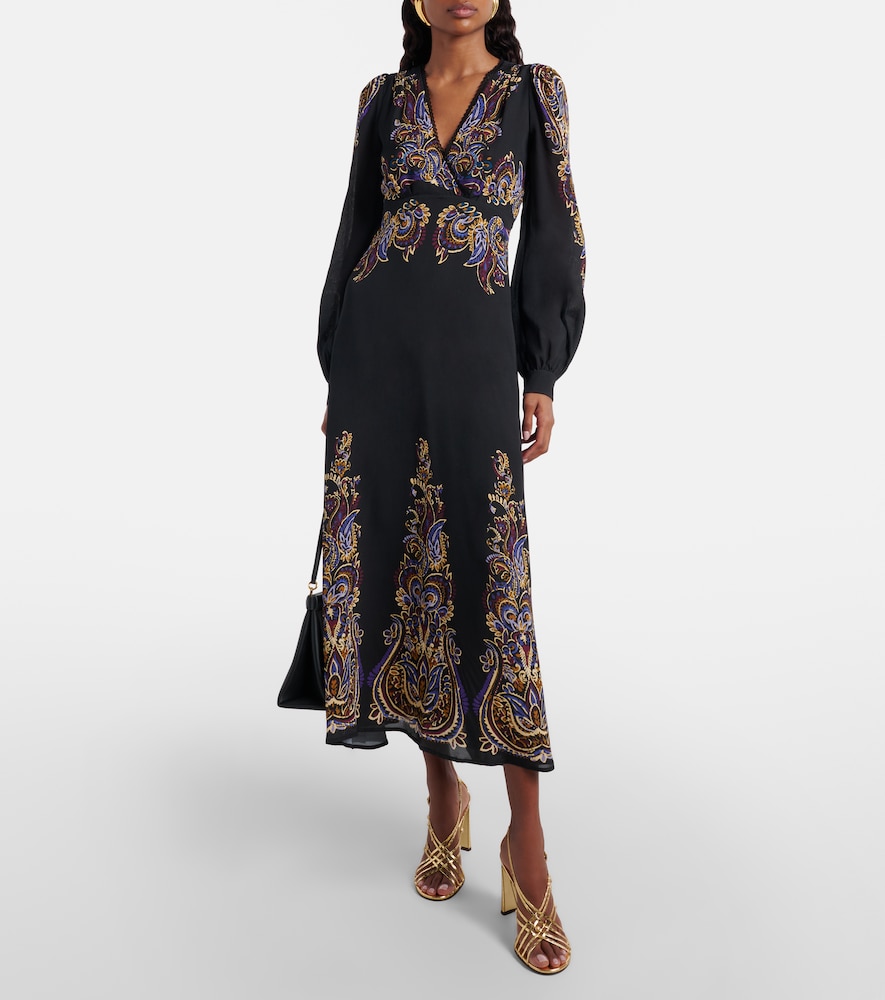 Etro Paisley midi dress