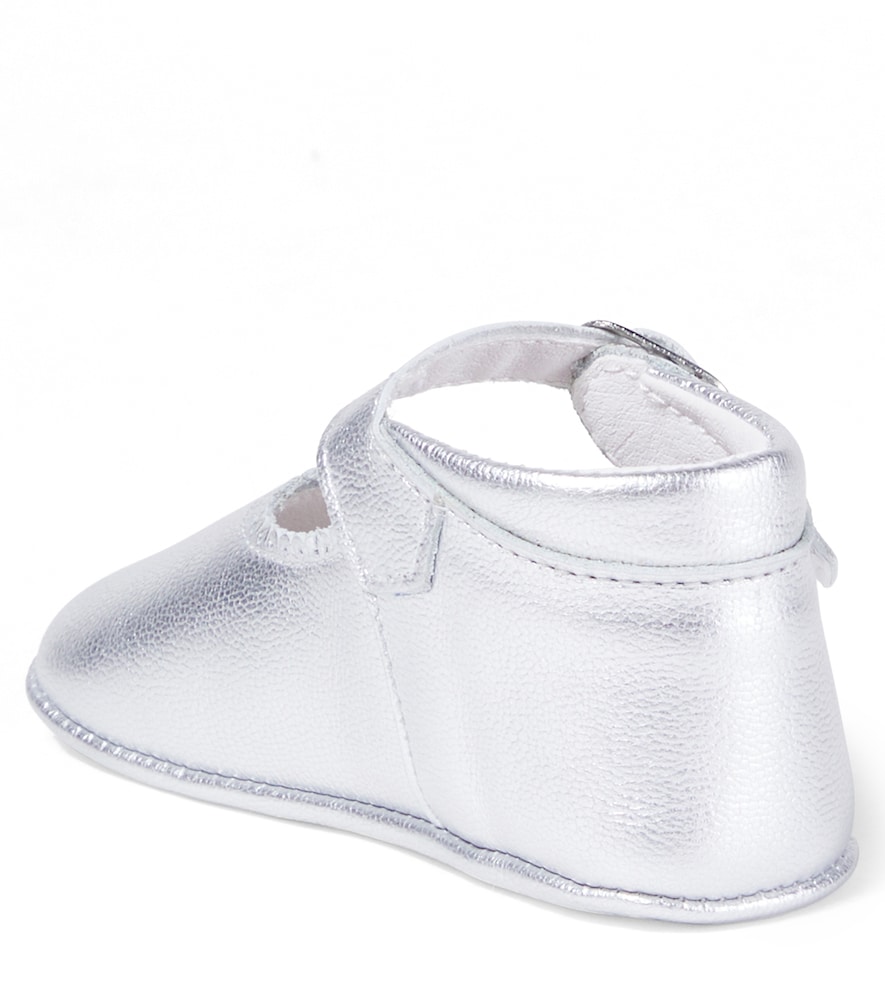  La Coqueta La Coqueta Baby Mary-jane-ballerinas Aus Metallic-leder 