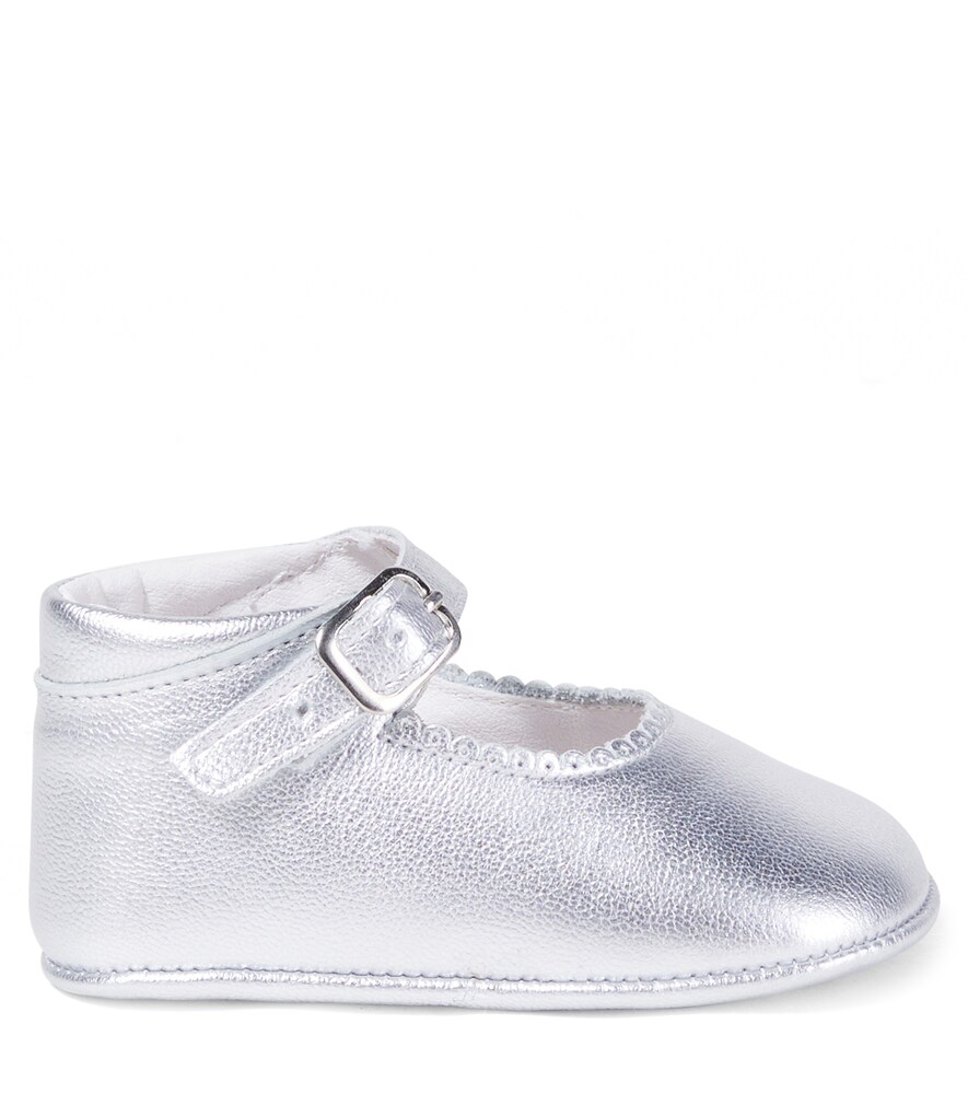  La Coqueta La Coqueta Baby Mary-jane-ballerinas Aus Metallic-leder 