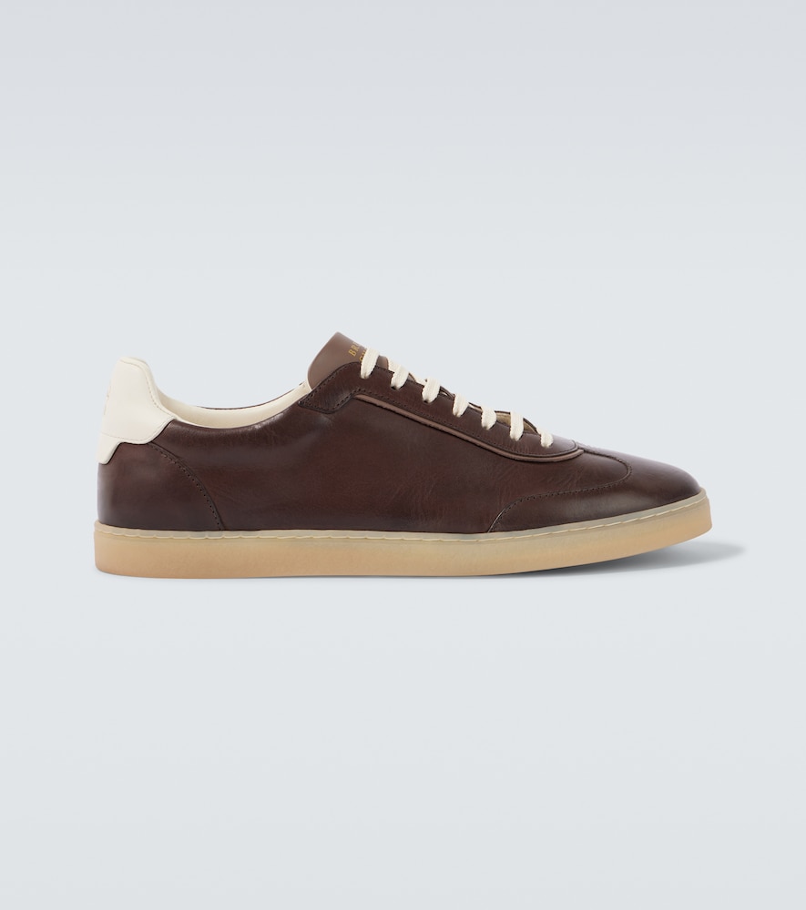  Brunello Cucinelli Brunello Cucinelli Leather Sneakers 