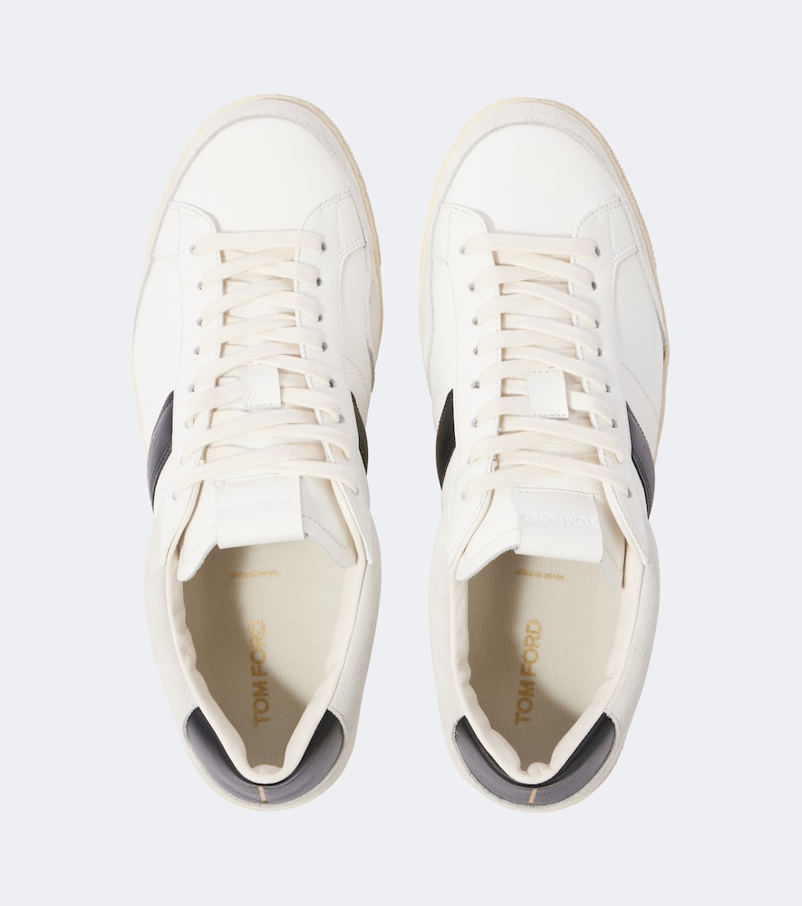  Tom Ford Tom Ford Sneakers Aus Leder Mit Veloursleder 