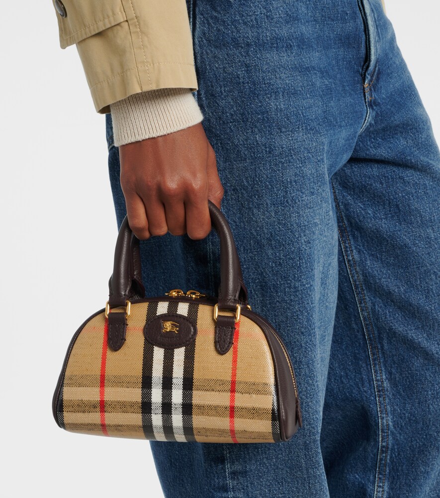 Burberry Highlands Mini Burberry Check tote bag