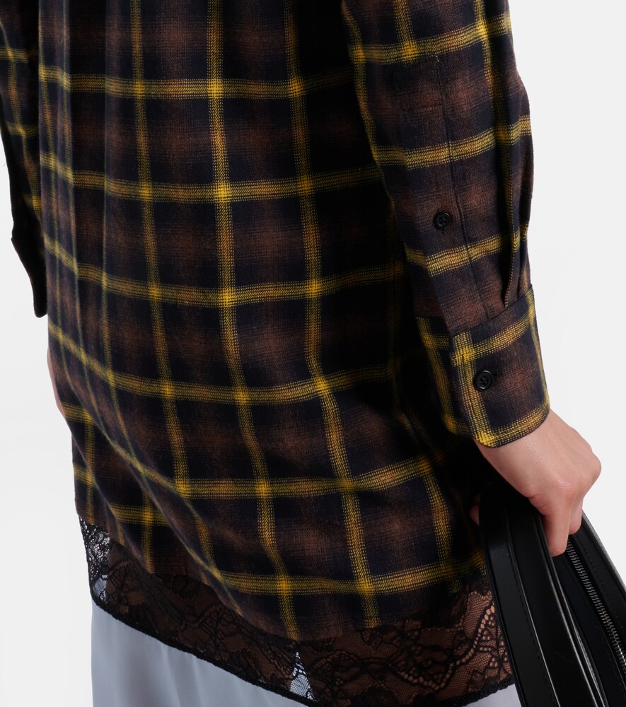  Coperni Coperni Checked Shirt Dress 