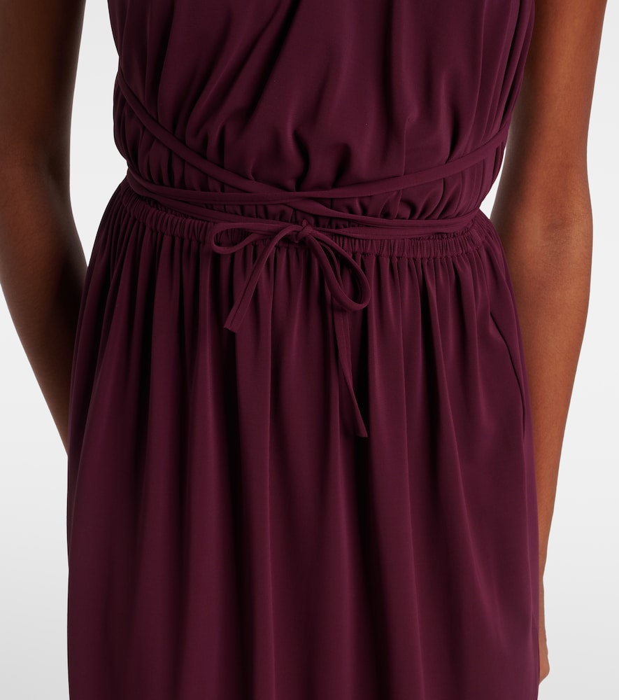 Ines Halterneck Jersey Midi Dress