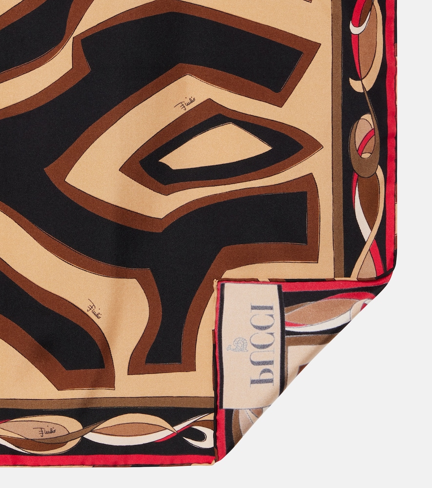  Pucci Pucci Tuch Labirinto Aus Seiden-twill 