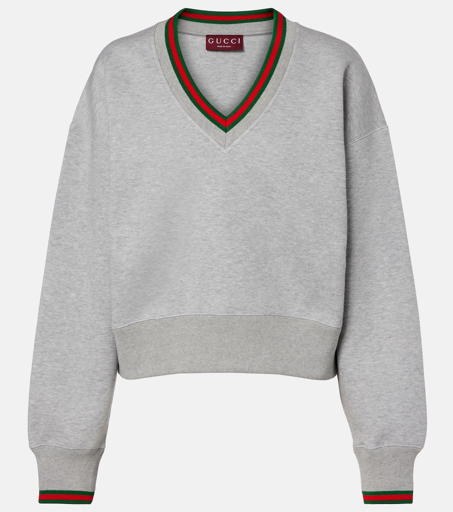 Sweatshirt Web Stripe aus Jersey
