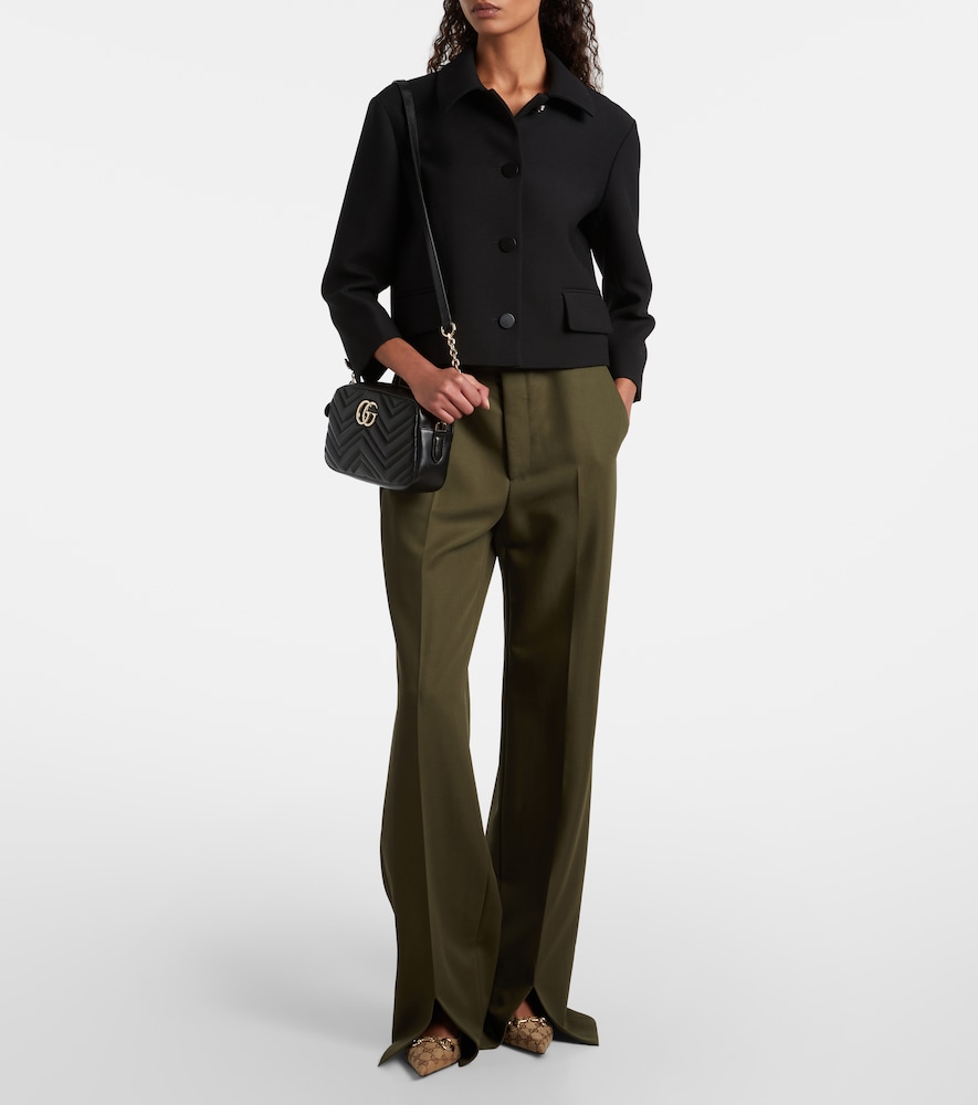 Gucci Women Beige And Dark Brown Gg Canvas Pumps With Horsebit In Brown