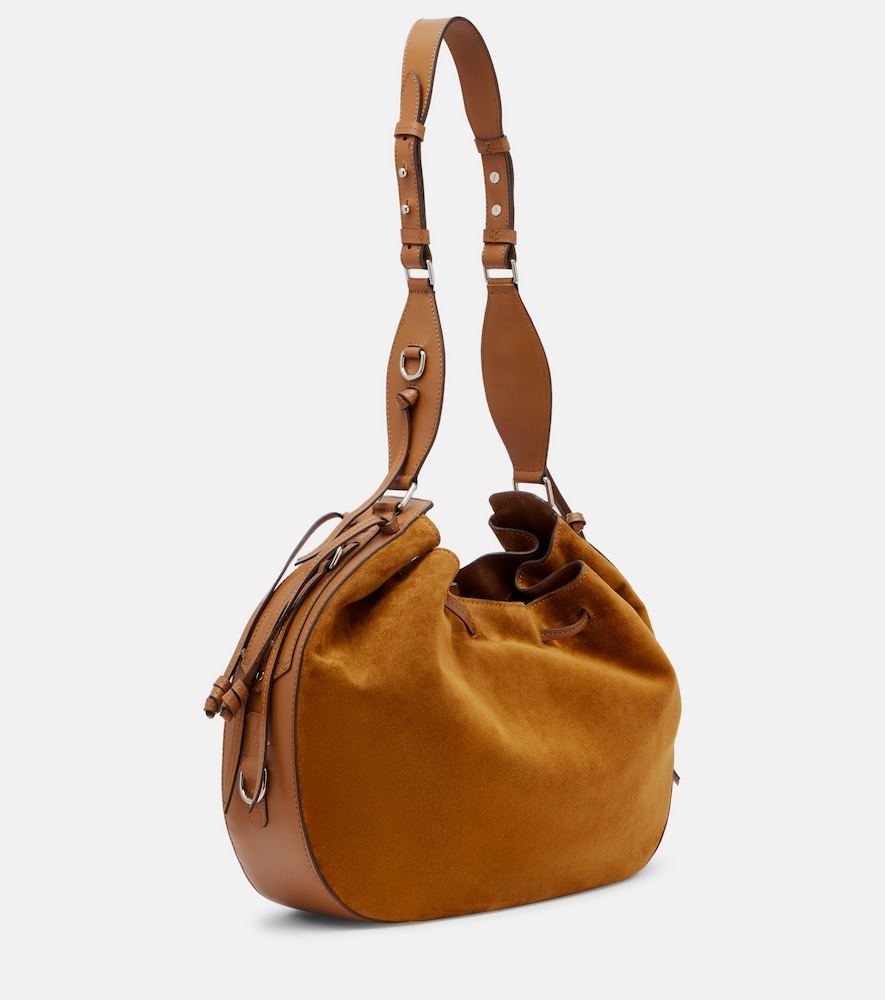  Isabel Marant Isabel Marant Schultertasche Bolton Medium Aus Veloursleder 