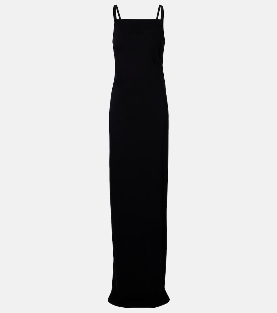 Rick Owens Temple layered cotton jersey maxi dress