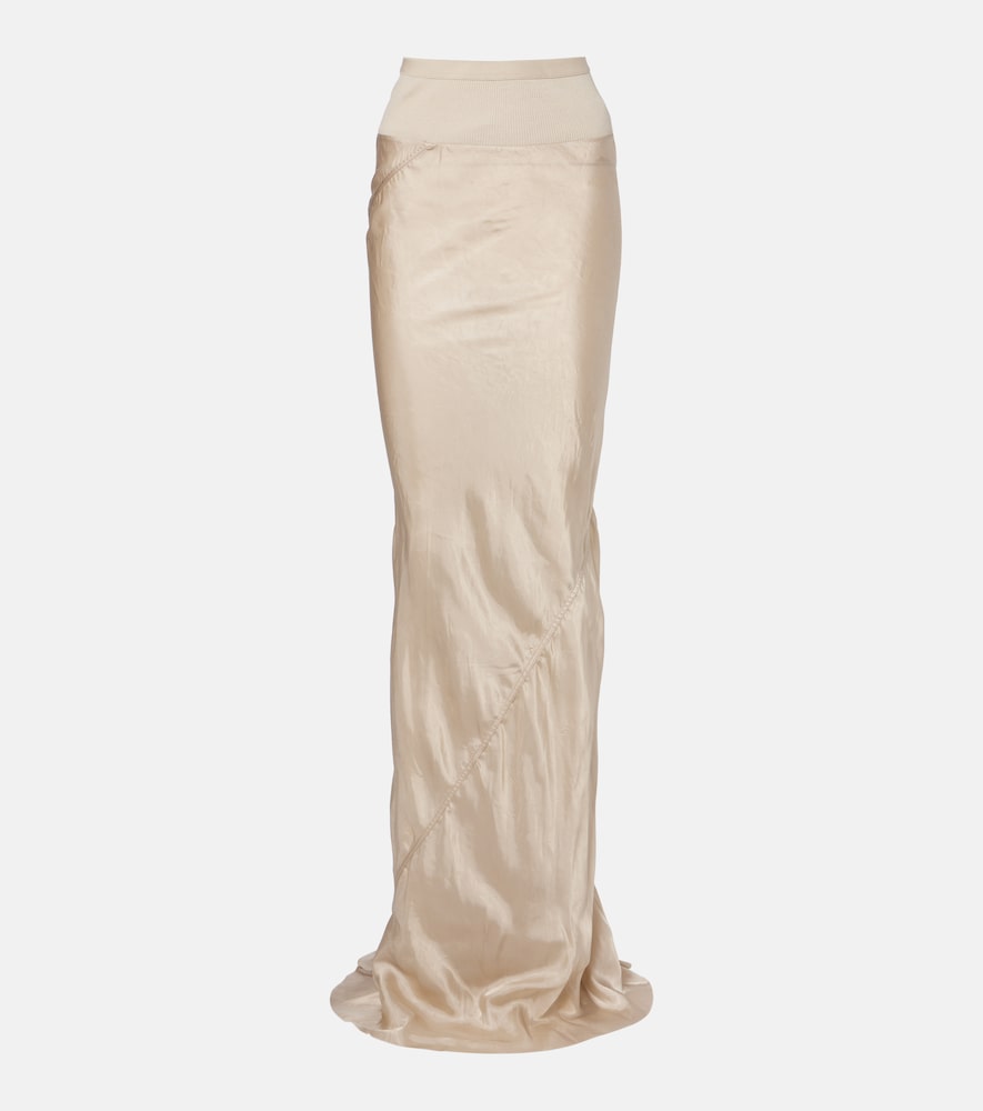 Rick Owens Satin maxi skirt