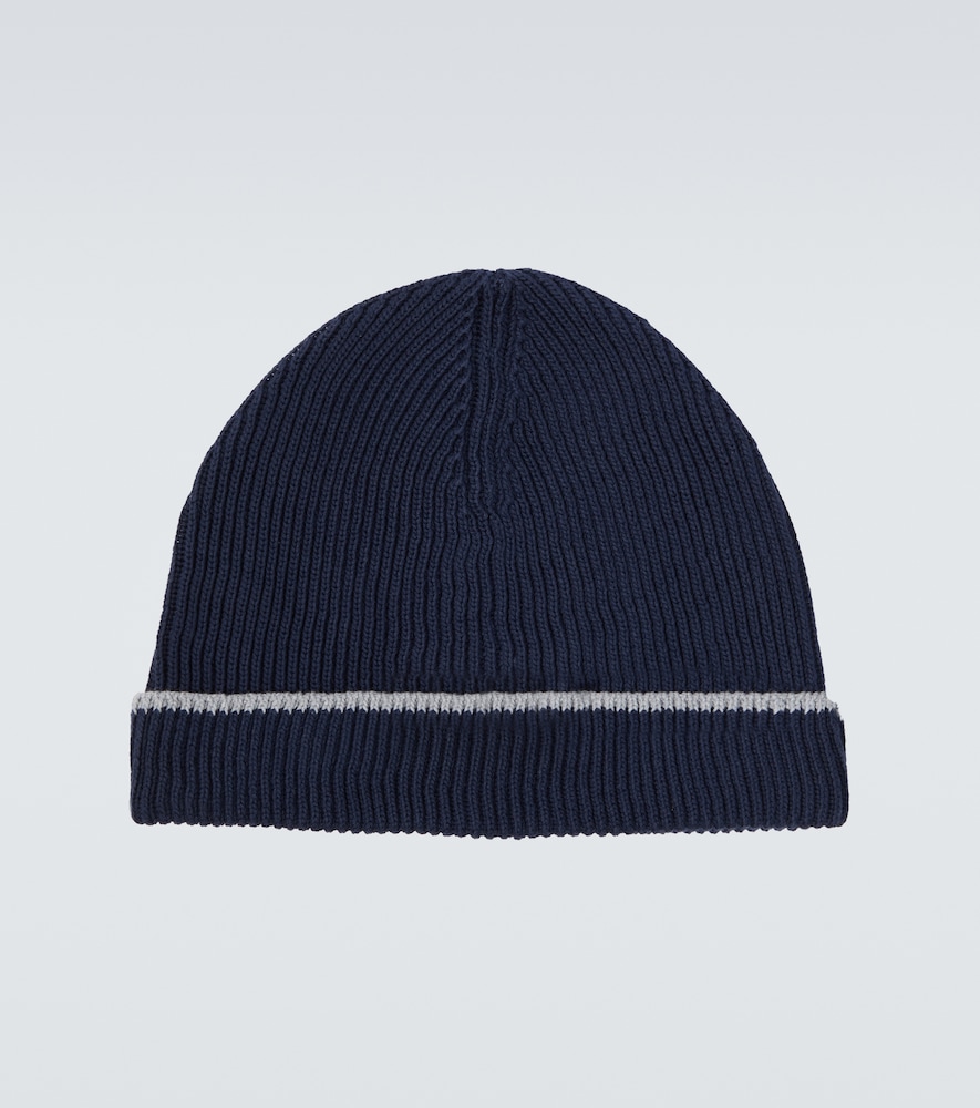 BRUNELLO CUCINELLI Brunello Cucinelli Ribbed-knit cotton beanie　Brunello Cucinelli リブニットコットンビーニー