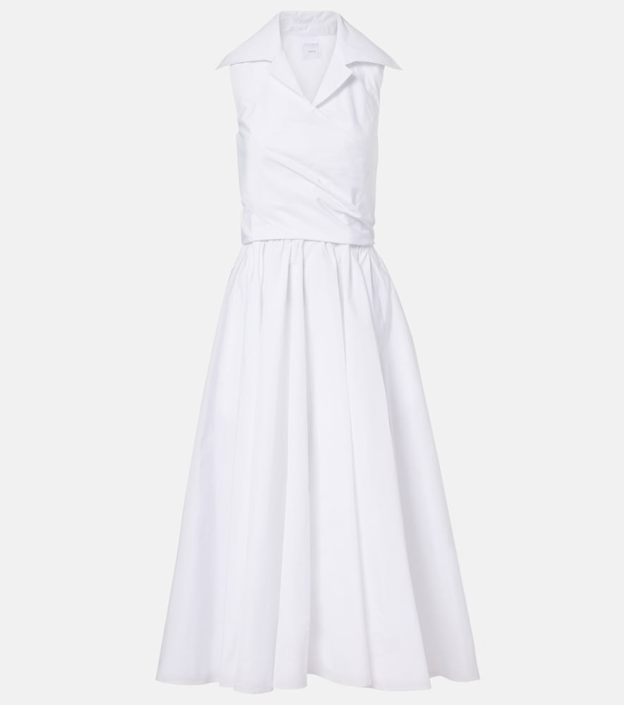 Patou Gathered midi dress