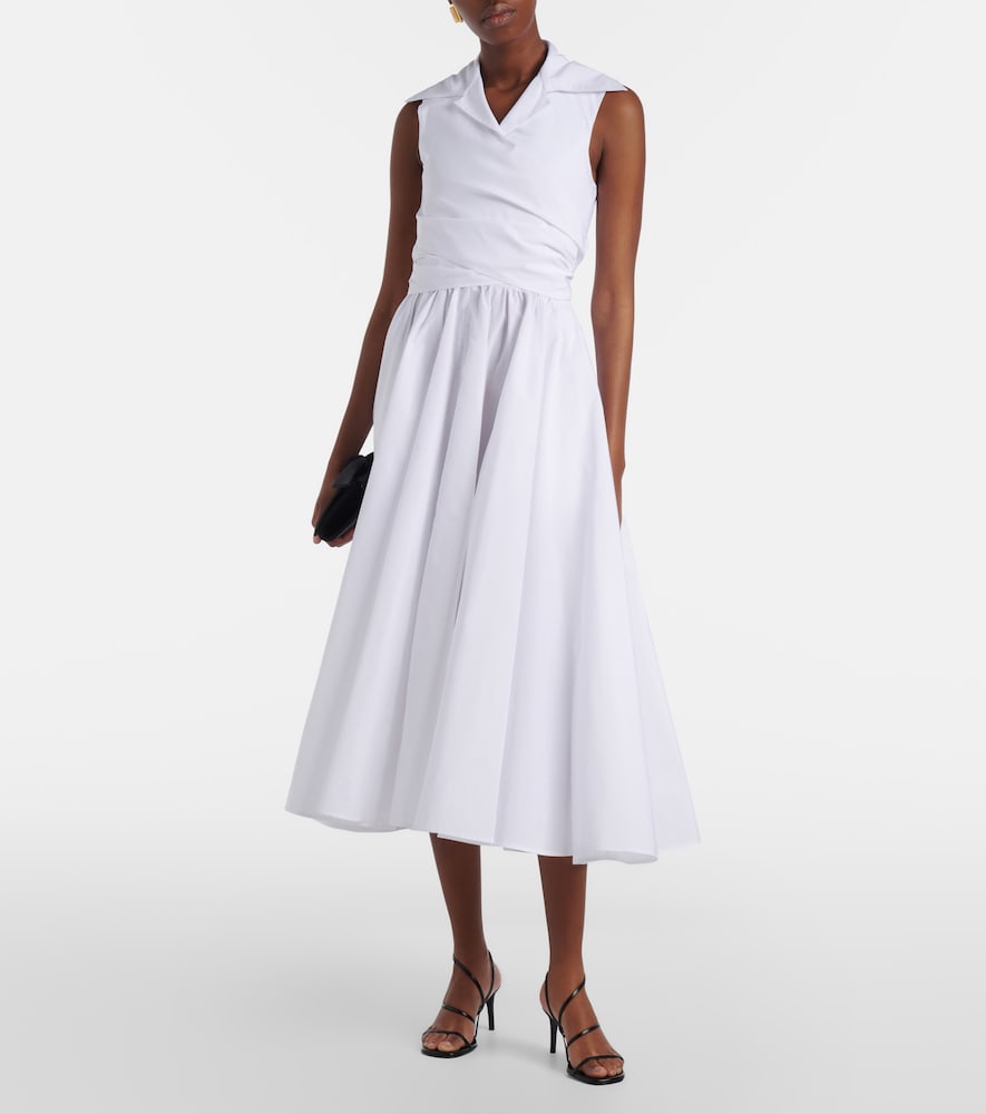  Patou Patou Gathered Midi Dress 