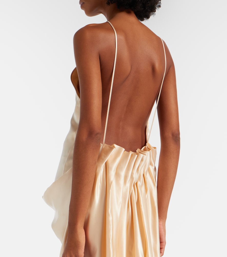  Khaite Khaite Maxikleid Aus Satin 