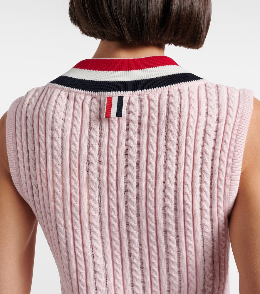  Thom Browne Thom Browne Minikleid Aus Baumwolle 