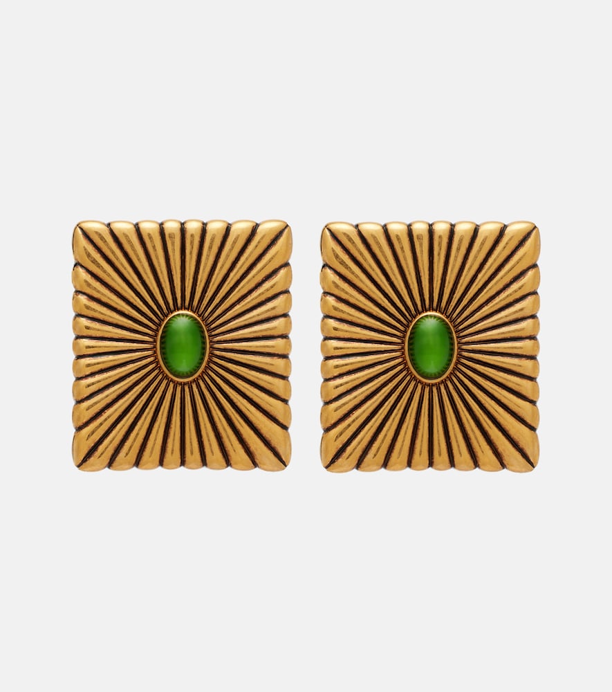 Versace Circe embellished earrings