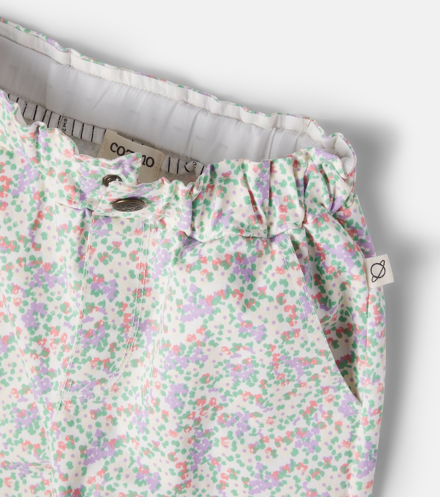  Cozmo Cozmo Paola Floral Twill Pants 