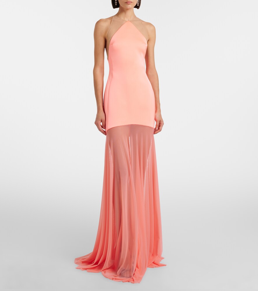 David Koma Sheer gown