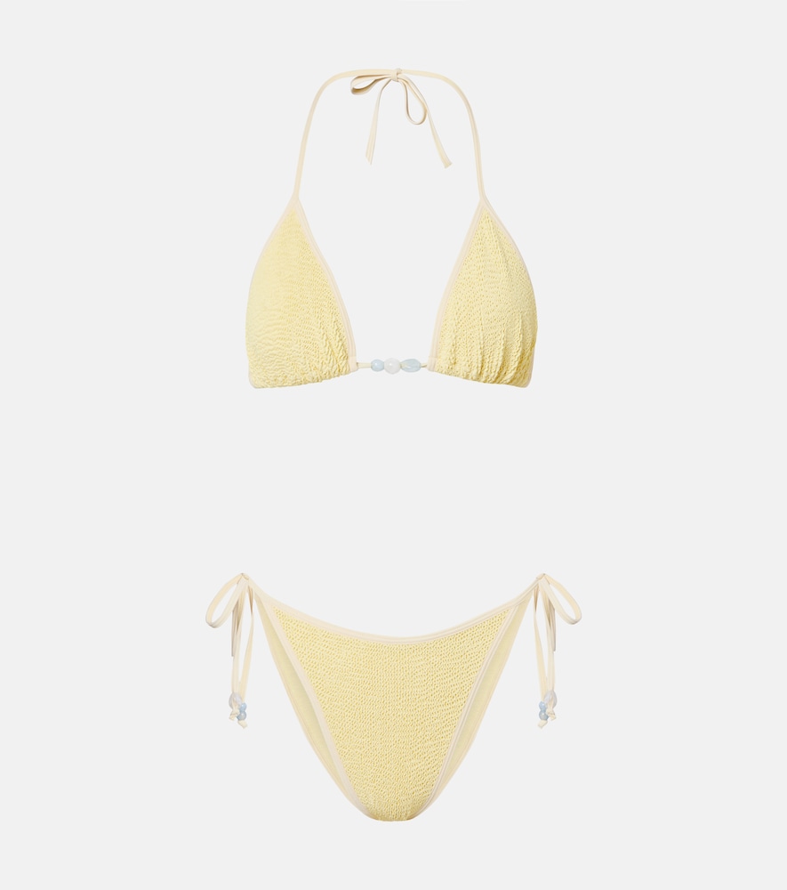 Hunza G Gina beaded bikini