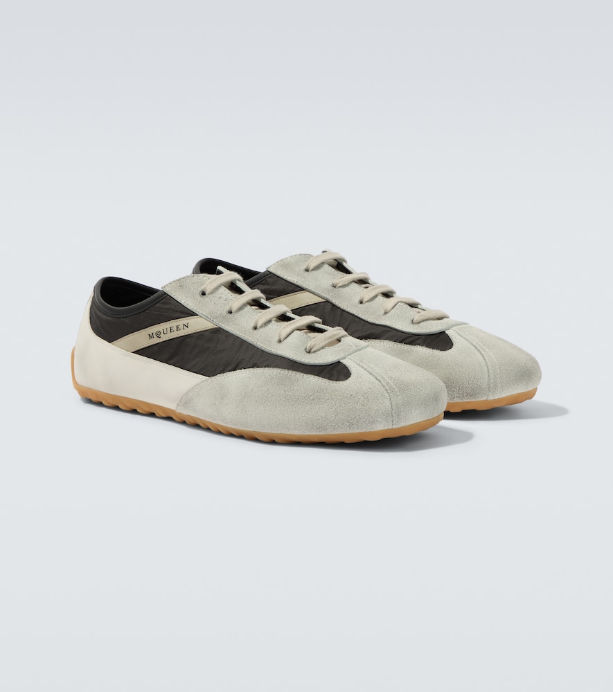 Sneakers Boxe mit Veloursleder