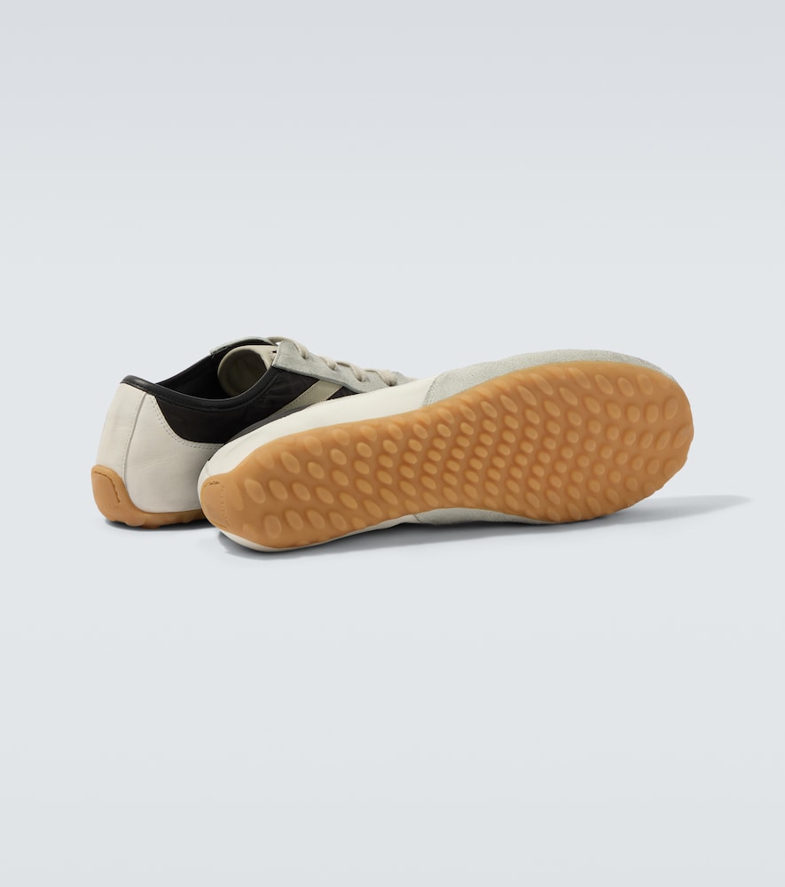  Mcqueen Mcqueen Boxe Suede-trimmed Sneakers 