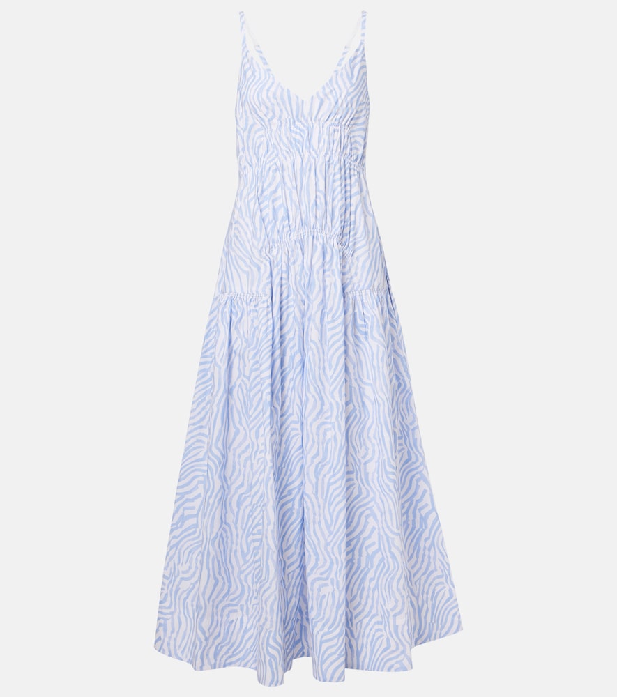 Proenza Schouler White Label Michelyn printed cotton-blend maxi dress