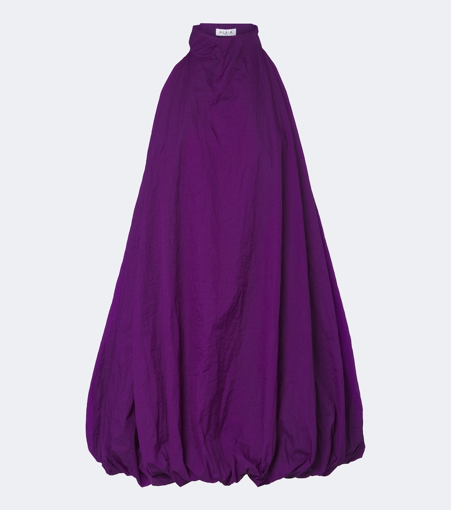 Alaia Women's Purple Halterneck Minidress UK Size 16 - Mytheresa