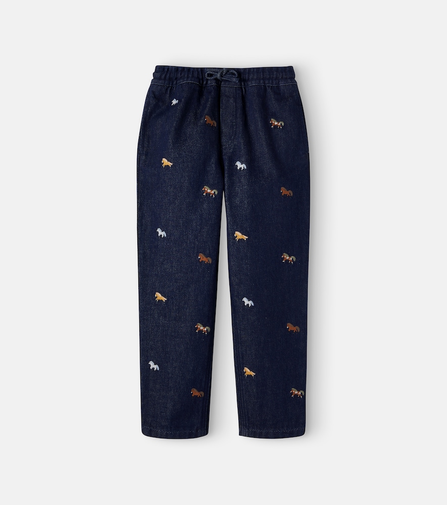 Bestickte Jeans