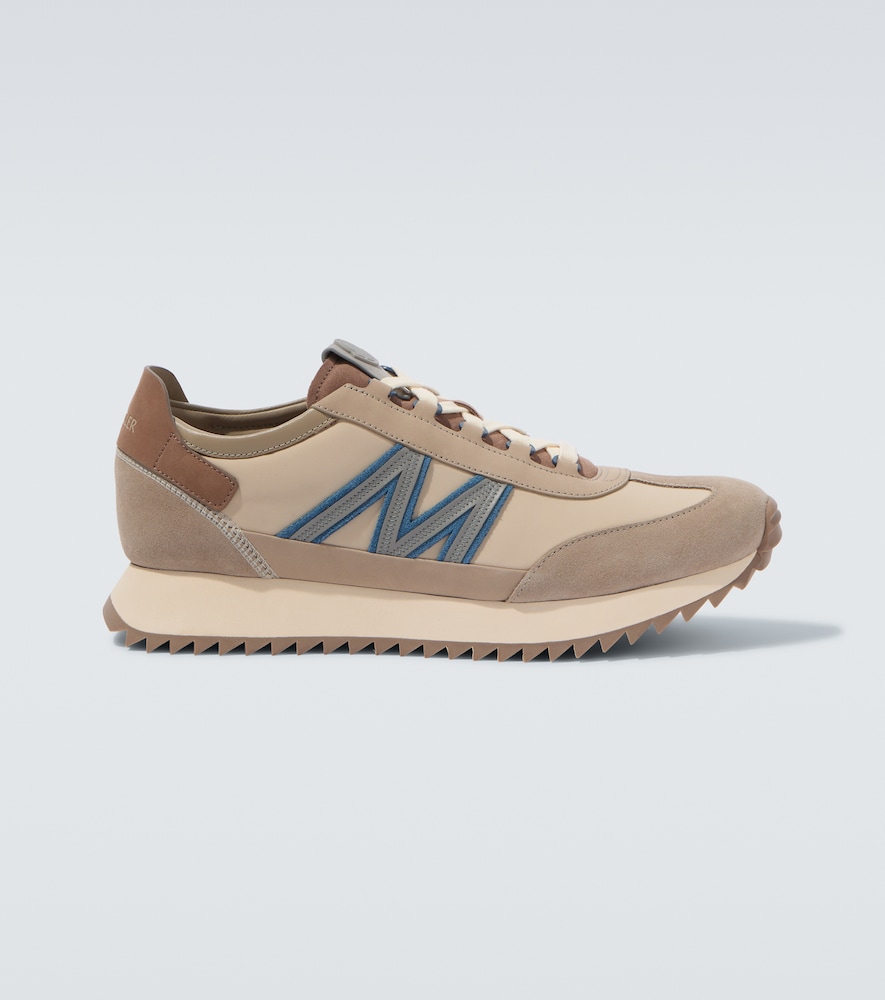  Moncler Moncler Pacey2 Suede-trimmed Sneakers 