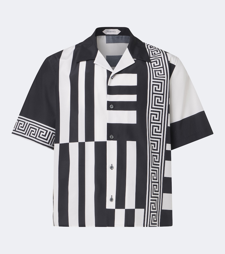 Versace Chemise en coton et soie imprim 980 €
