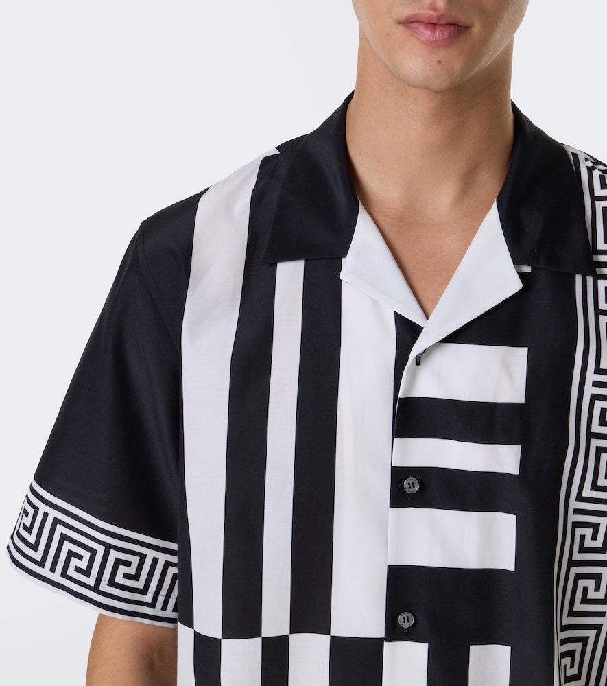 Cotton And Silk Bowling Shirt