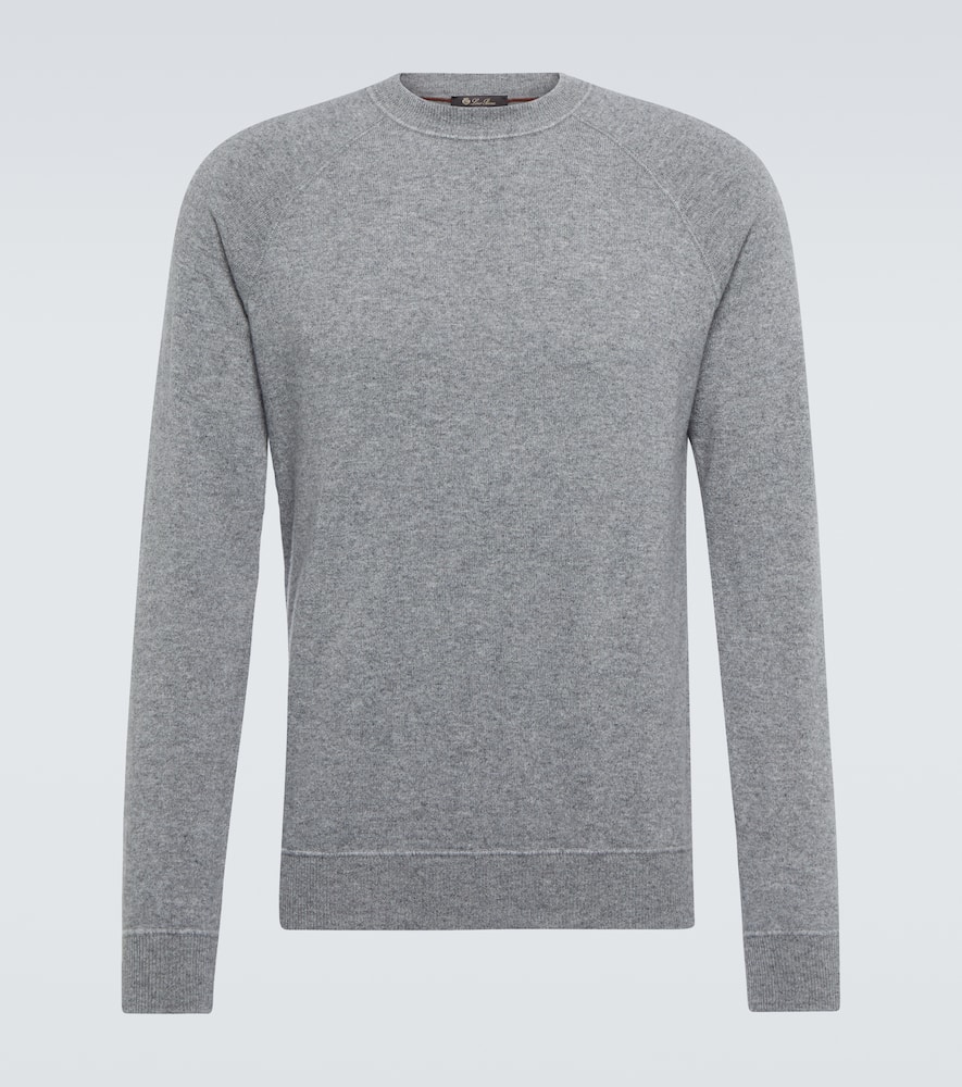 LORO PIANA CREWNECK CASHMERE SWEATER,P00440458