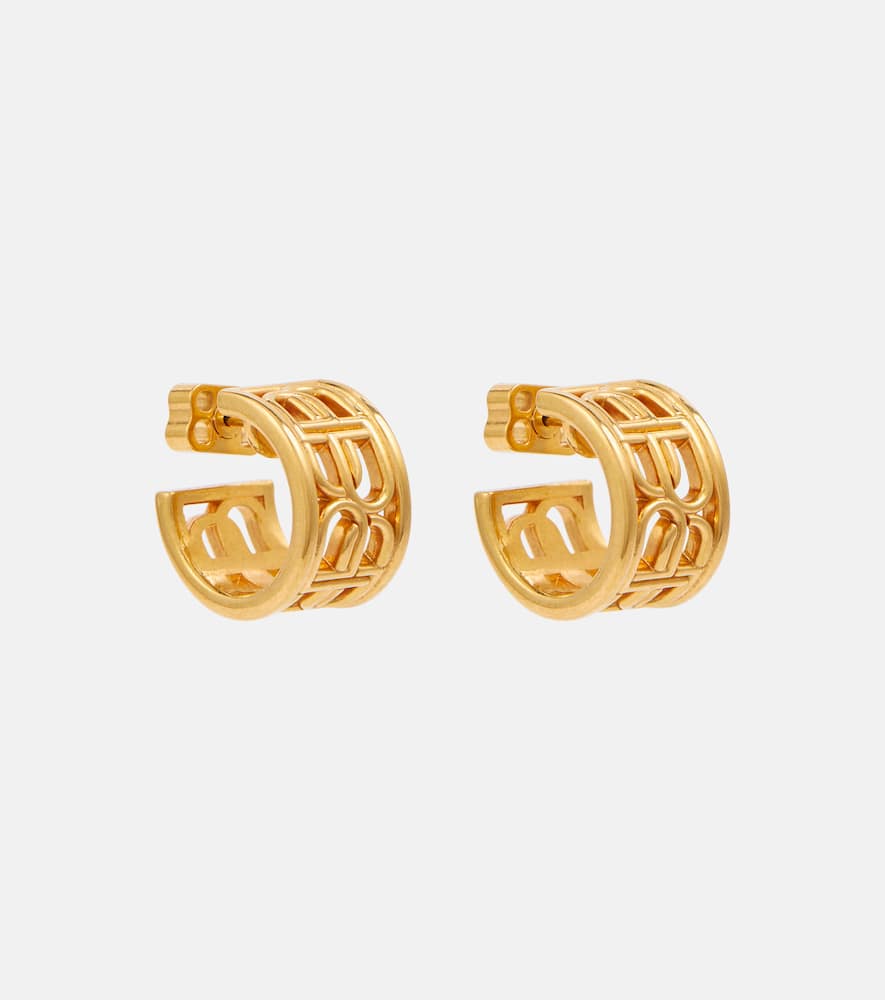 Balenciaga BB hoop earrings