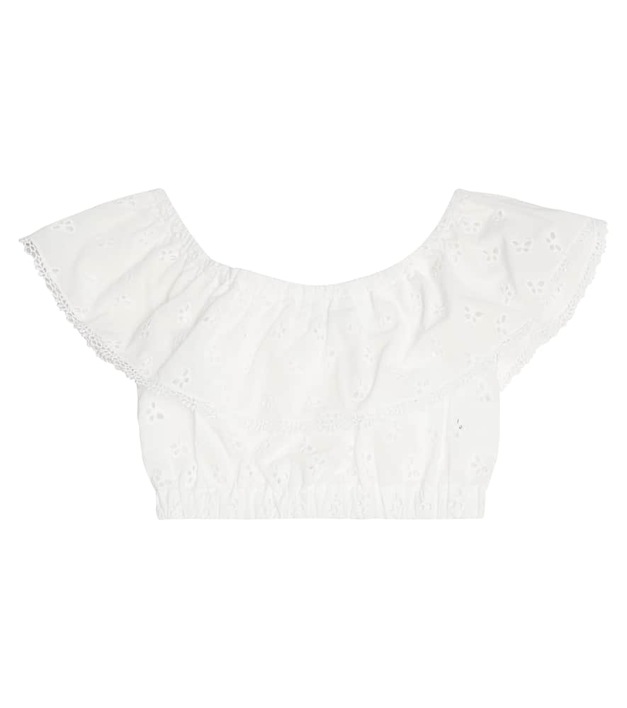 Paade Mode Broderie anglaise cotton top