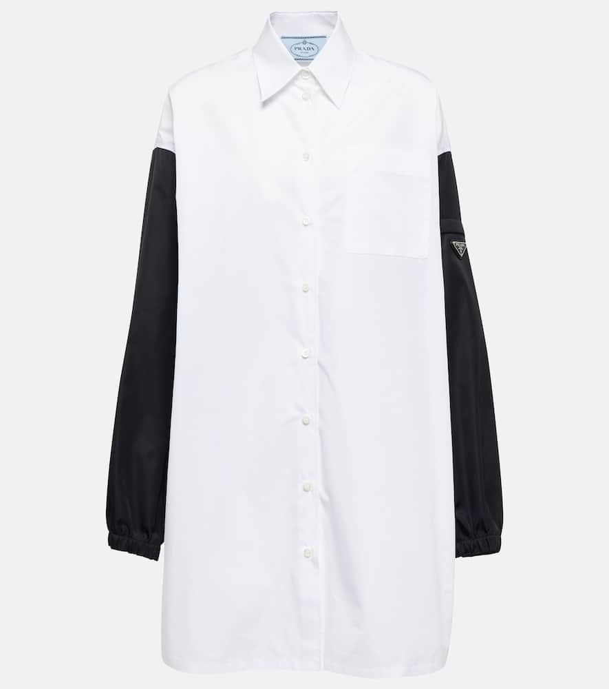 Prada Poplin and gabardine shirt