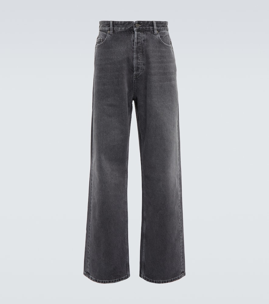 Valentino Straight Jeans In Grey