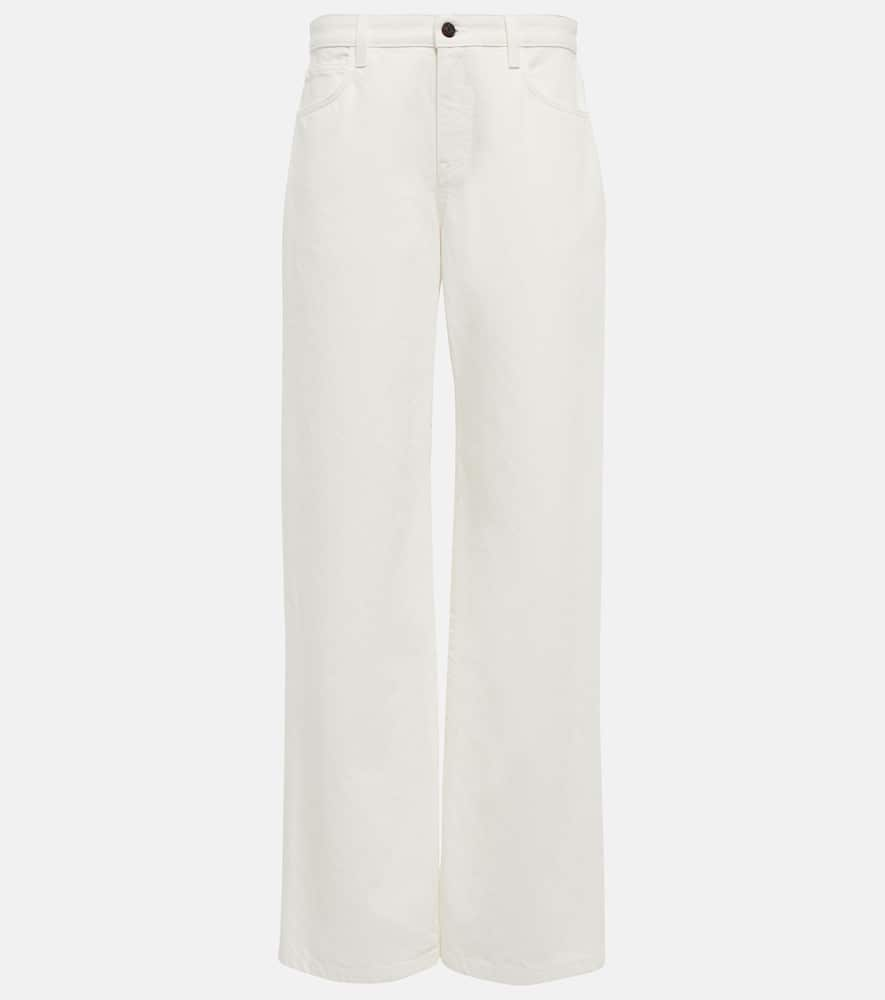 Eglitta mid-rise wide-leg jeans