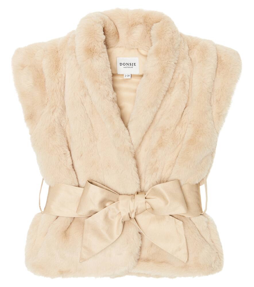 Donsje Carline faux fur vest