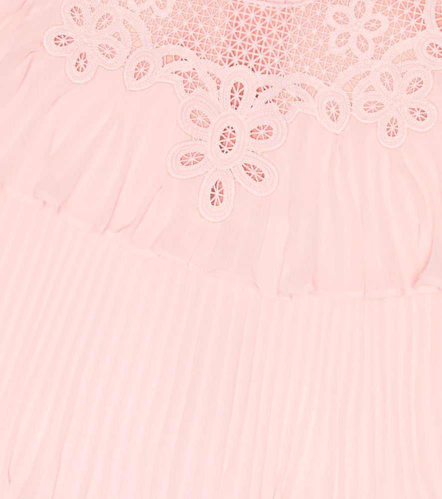  Self-portrait Kids Self-portrait Kids Kleid Aus Chiffon 