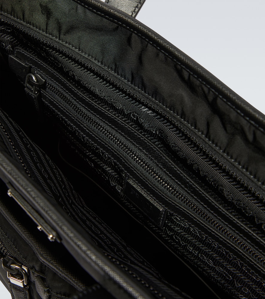  Prada Prada Tote Bag Aus Re-nylon Mit Leder 