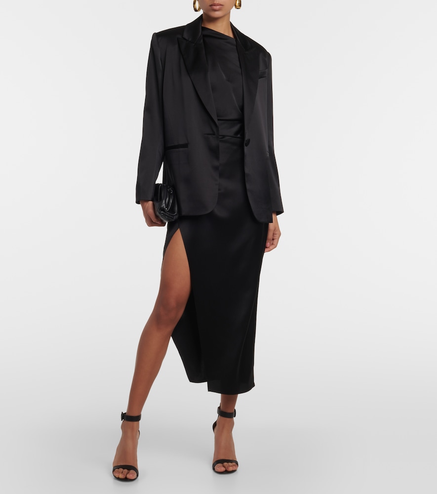 Draped One-Shoulder Top