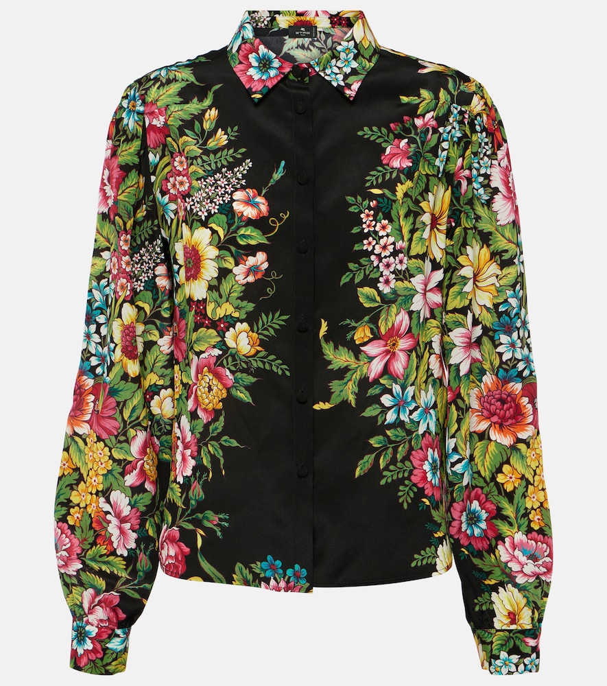 Etro Chemise en soie imprim 623 €