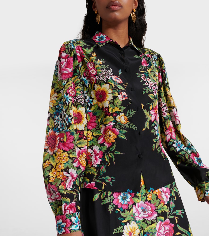  Etro Etro Printed Silk Shirt 
